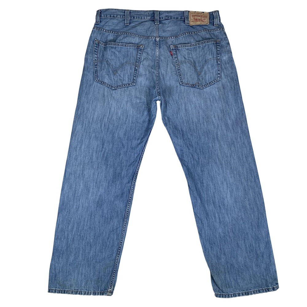 Y2K Levi's 559 Relaxed Straight Jeans Mens 38x30 Blue‎ Denim Medium Wash Cotton